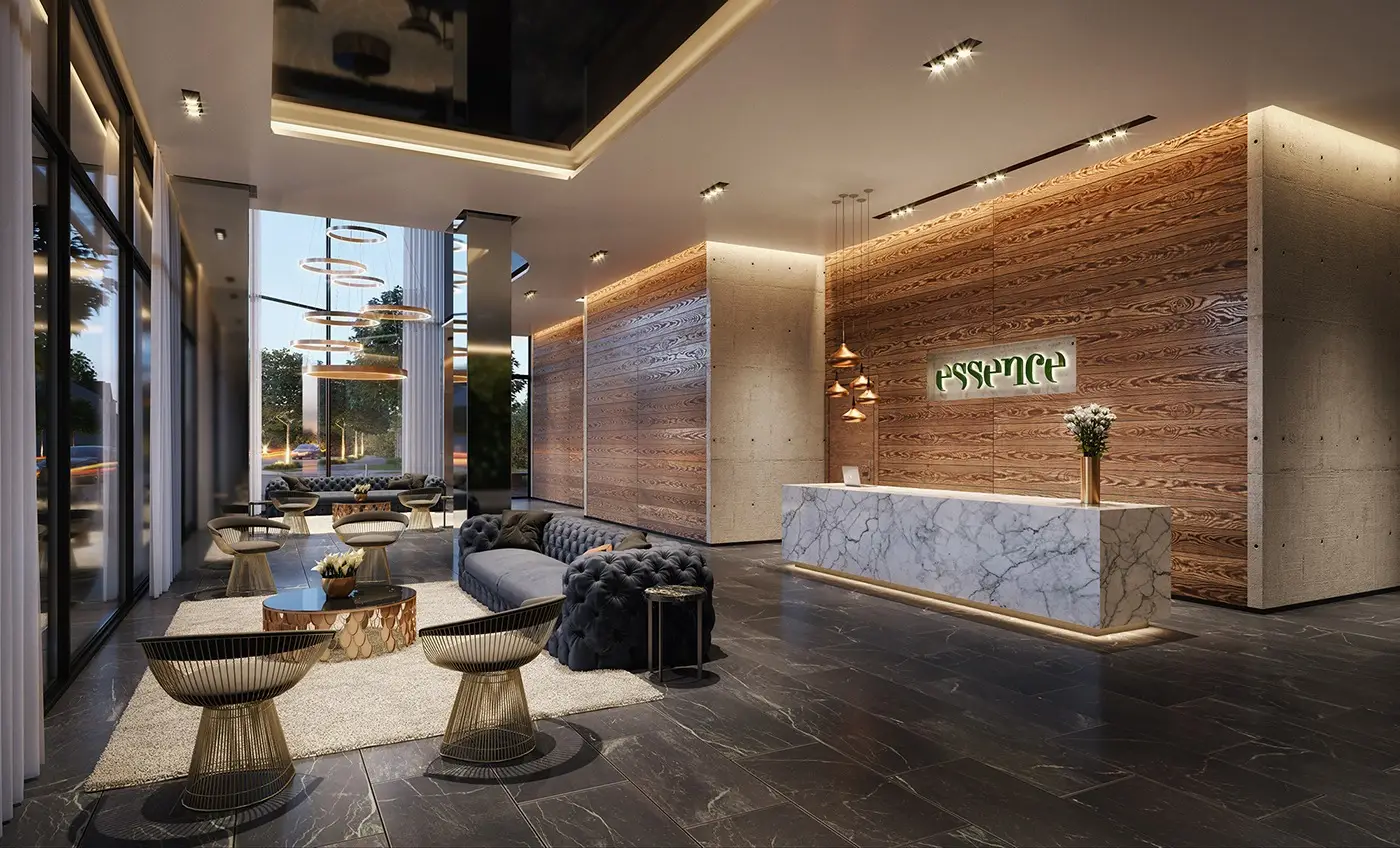 essence hotel lobby view